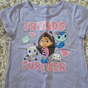 Dreamworks Kids Short Sleeve Tee - Purple with Friends Forever Design